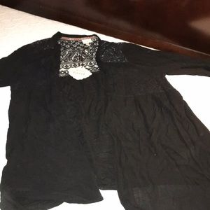 COPY - Knox Rose open lace shirt